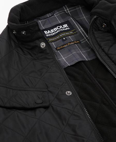 Contemporary Ariel Polarquilt Jacket Black