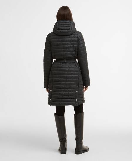 Piumino Jada dal taglio lungo Black