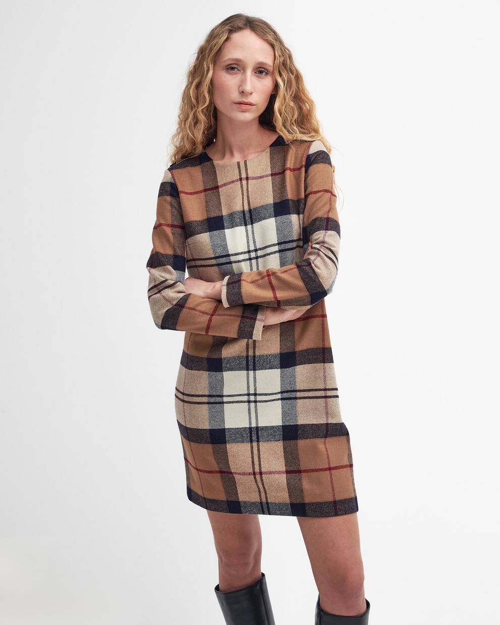 Nancy Tartan Mini Dress