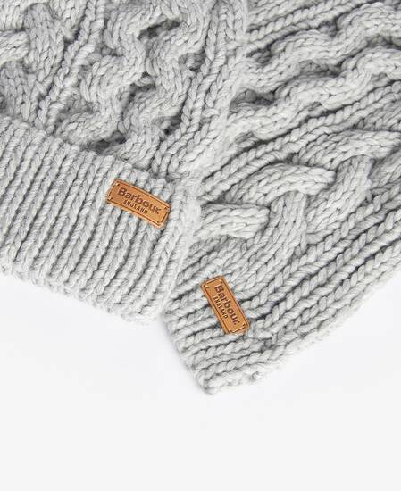 Penshaw Beanie & Scarf Gift Set Classic Grey