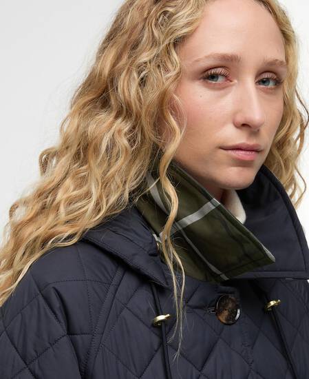 Giacca trapuntata Cara Dark Navy/Ancient Poplar