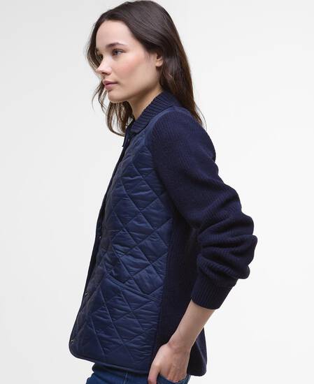 Allendale Quilted Jumper Navy