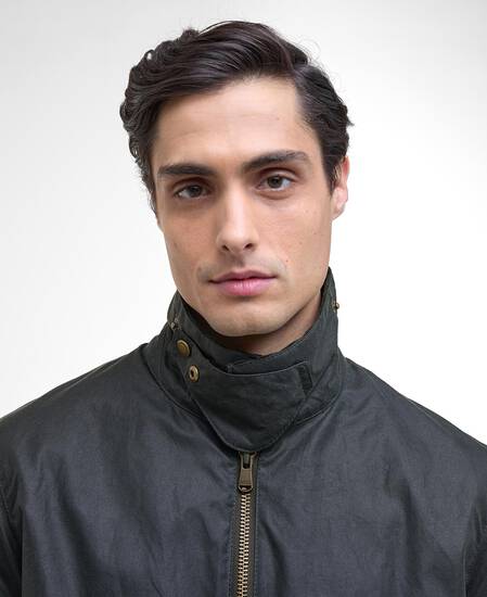 Marker Waxed Jacket Sage