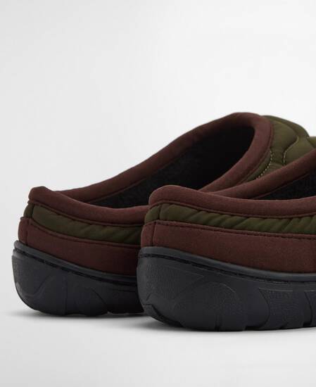 Outdale Slippers Olive/Brown