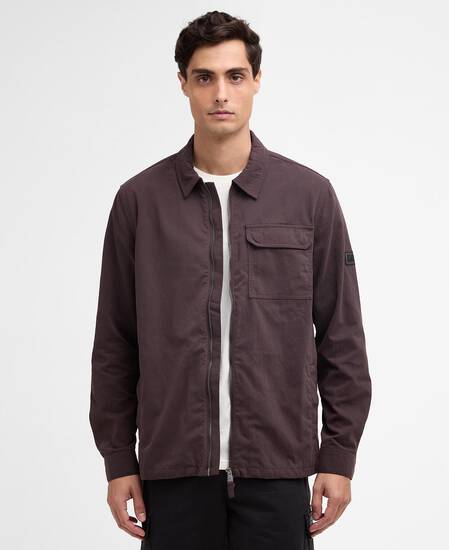 Maze Peached Overshirt Java Red Maze Peached Overshirt Java Red