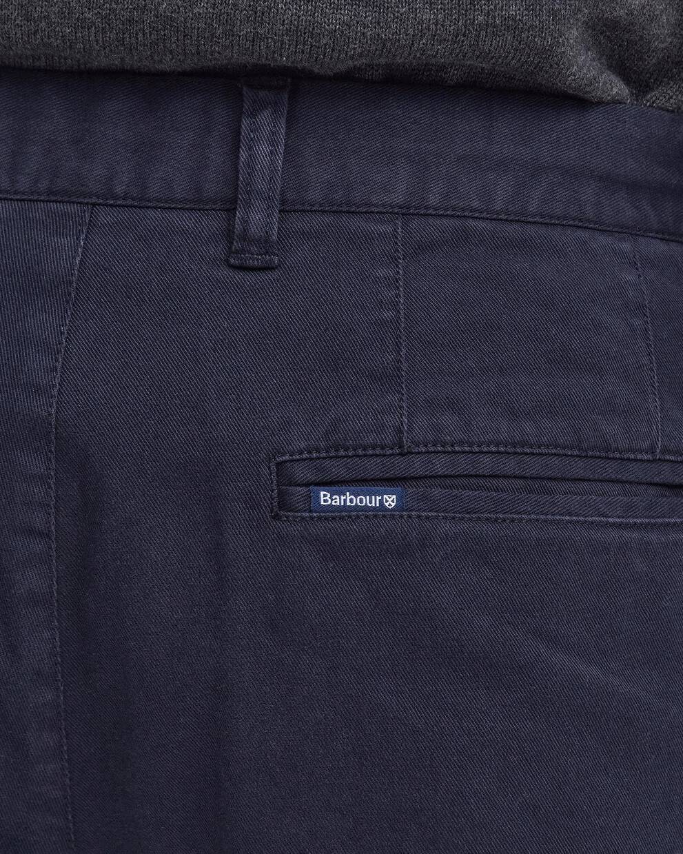 Washed Stretch Tailored Trousers