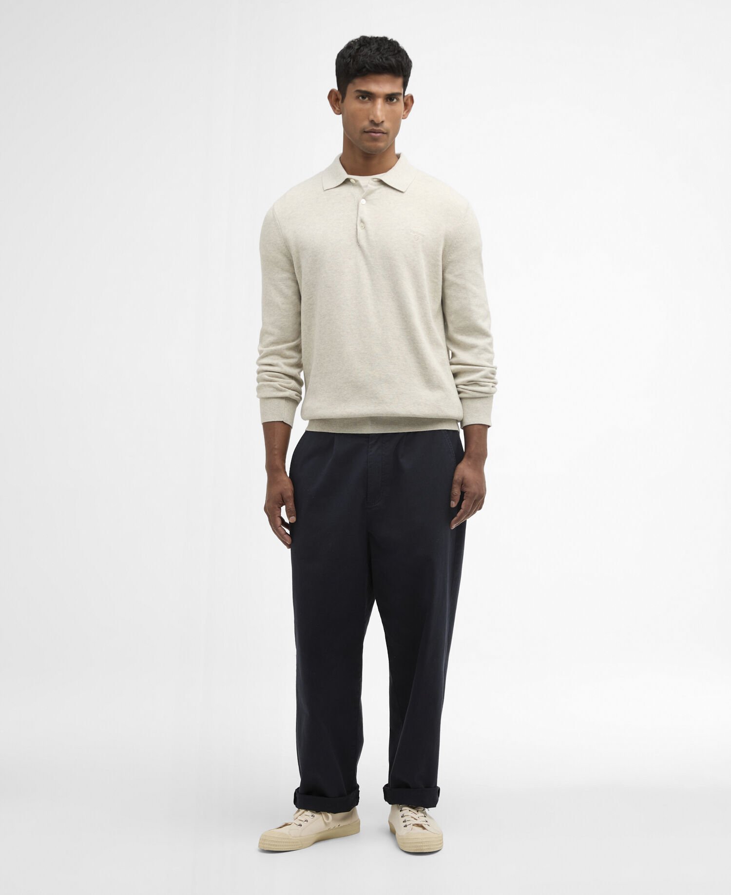 Polo in maglia in cotone Pima Neutral