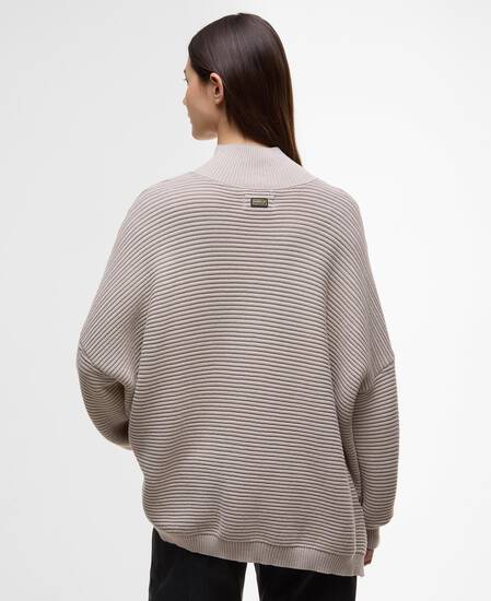 Kaia Funnel-Neck Jumper Oat
