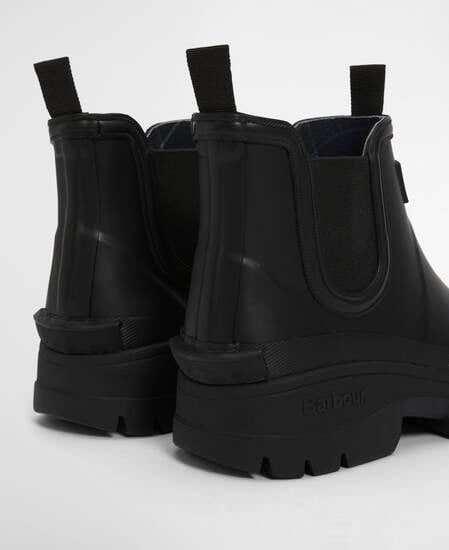 Barbour x ARKET Chelsea Wellingtons Black