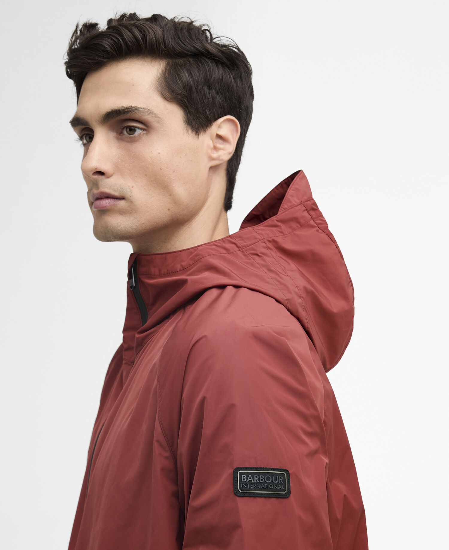 Peckett Showerproof Jacket Burnt Henna