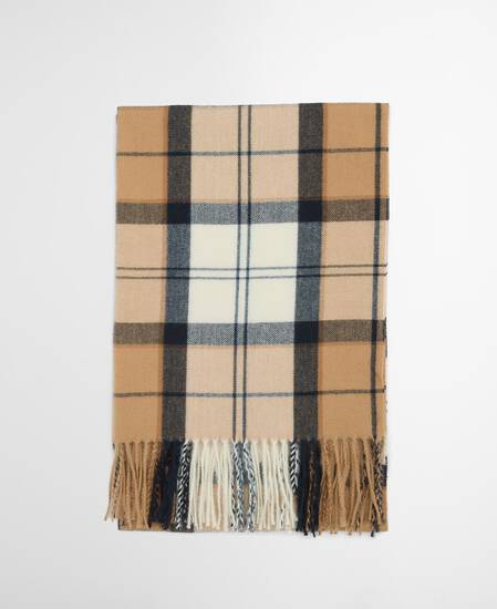 Hailes Tartan Scarf Hessian Navy Tartan