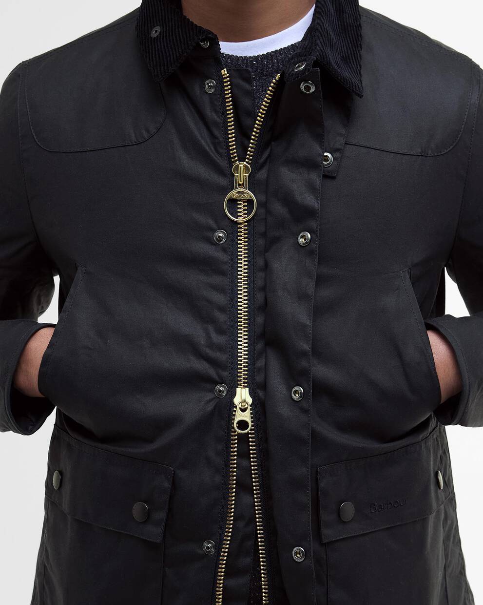 Giacca in cotone cerato Reelin