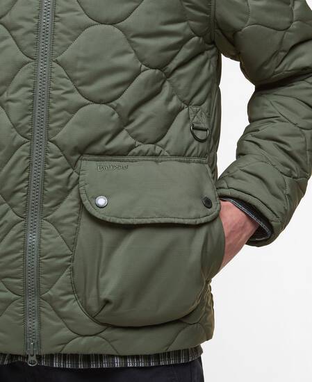 Jig Quilted Jacket Thyme