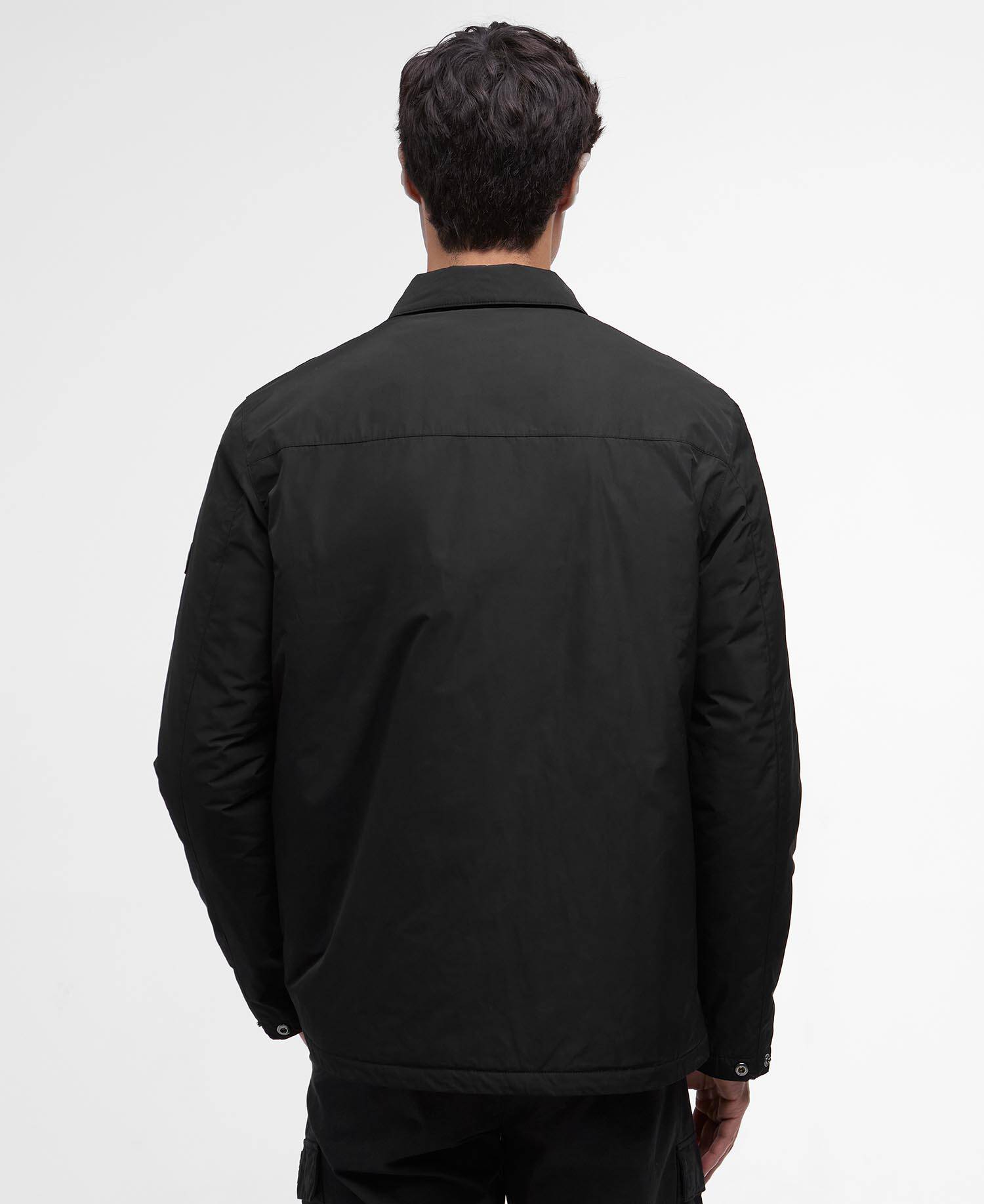 Padded Ariel Shirt Jacket Black image number 2