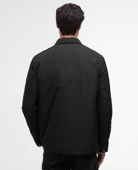 Padded Ariel Shirt Jacket Black