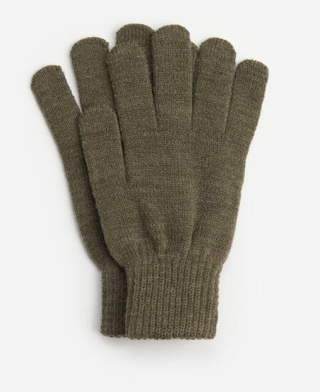 Tartan Scarf & Glove Gift Set Classic-Olive
