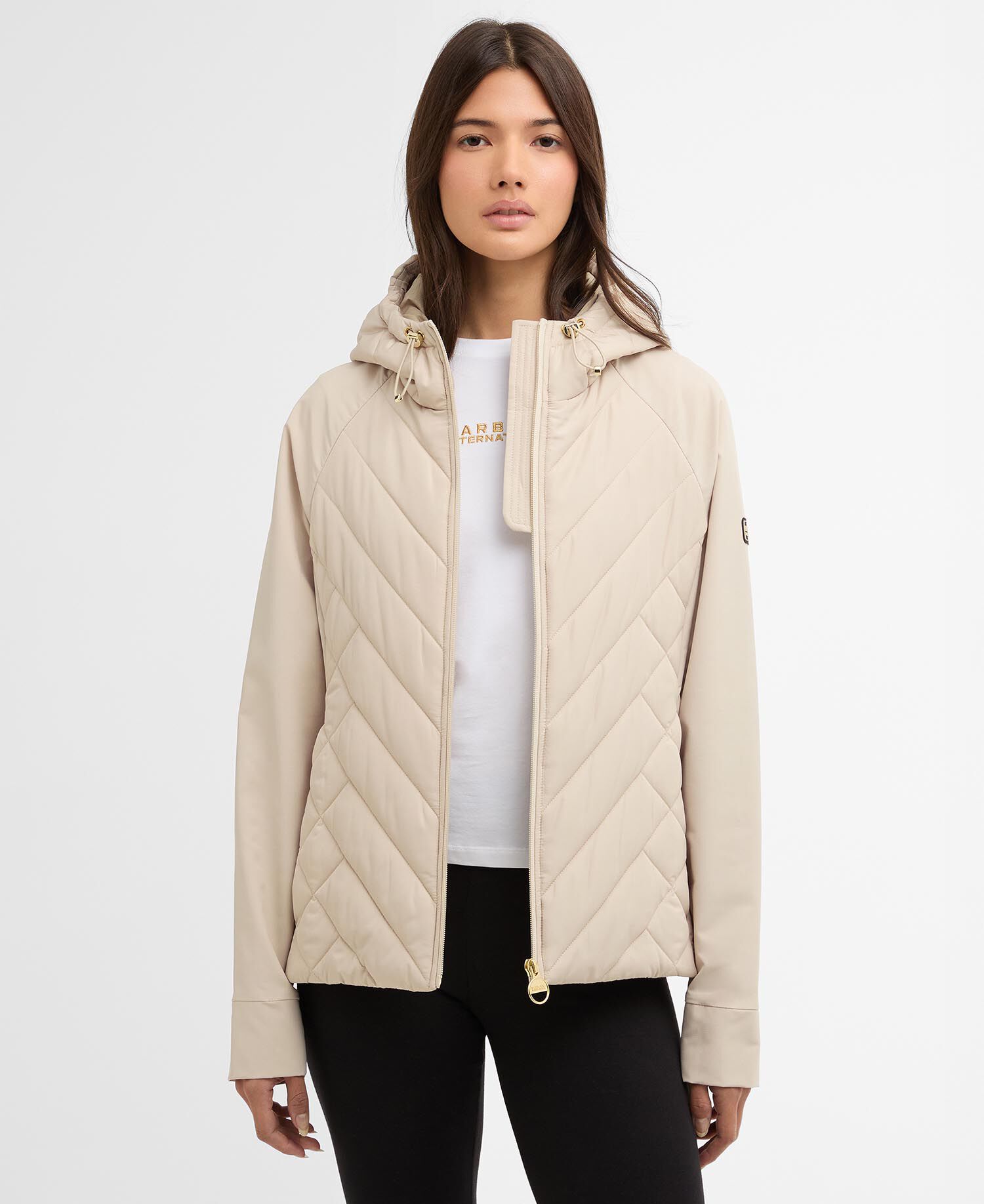 Dakota Quilted Sweatshirt Cement