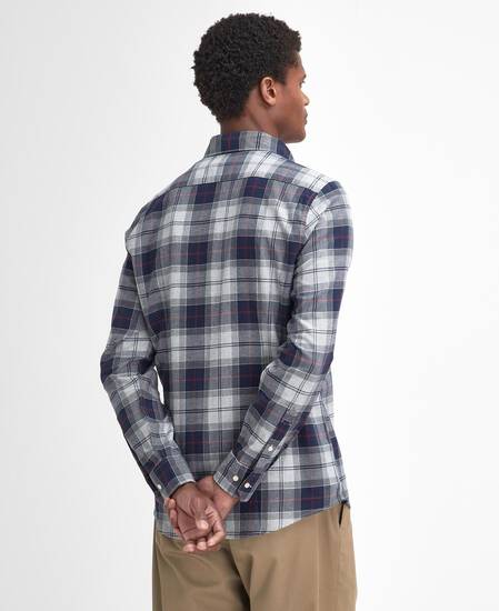 Fortrose Tailored Long-Sleeved Shirt Blue Granite