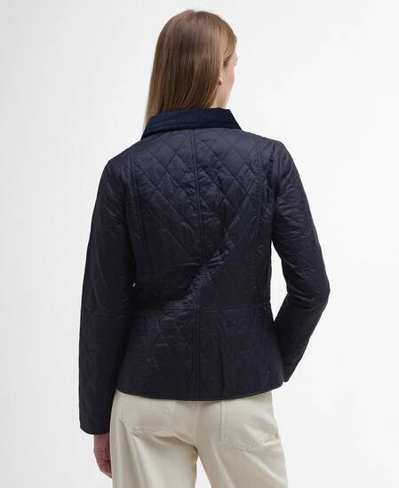 Summer Liddesdale Quilt Jacket Navy-Pearl