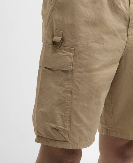Shorts Spey in popeline di cotone Tan