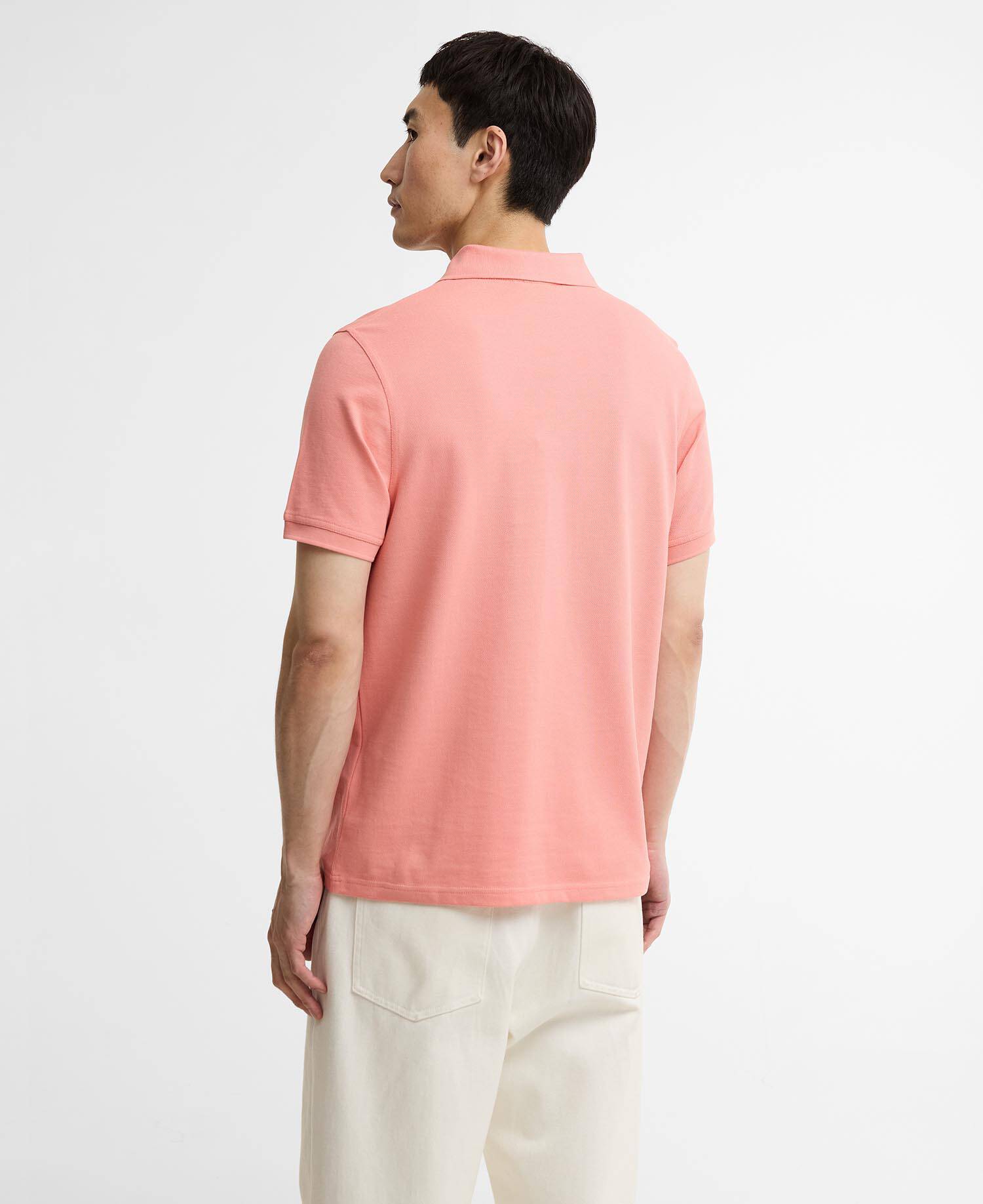 Essential Polo Shirt Burnt Coral image number 2
