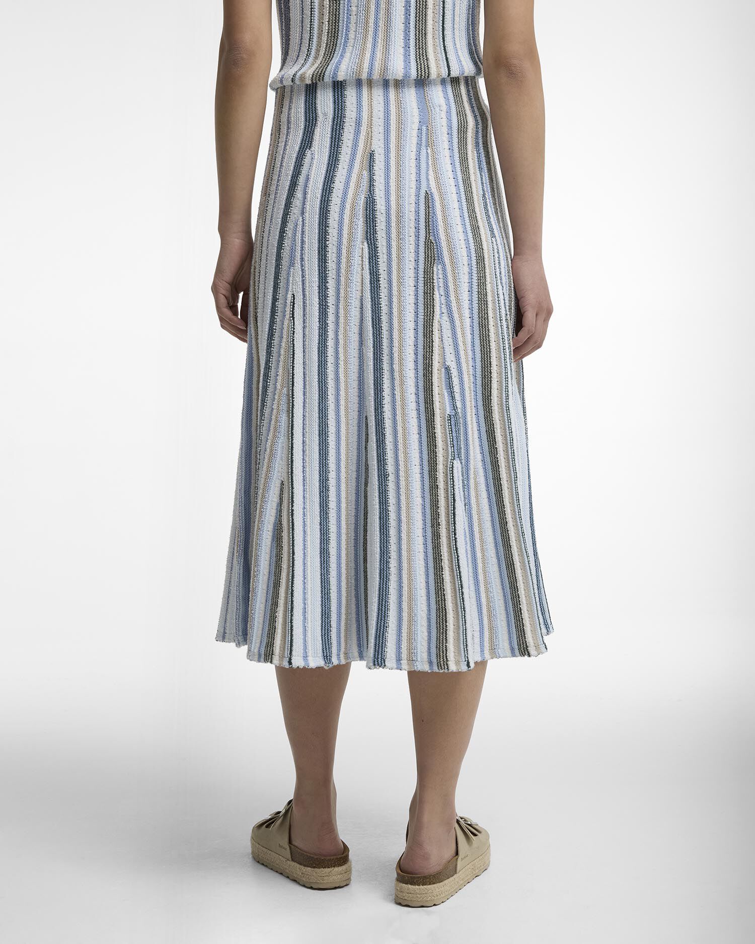 Gonna midi in maglia Josie Multi