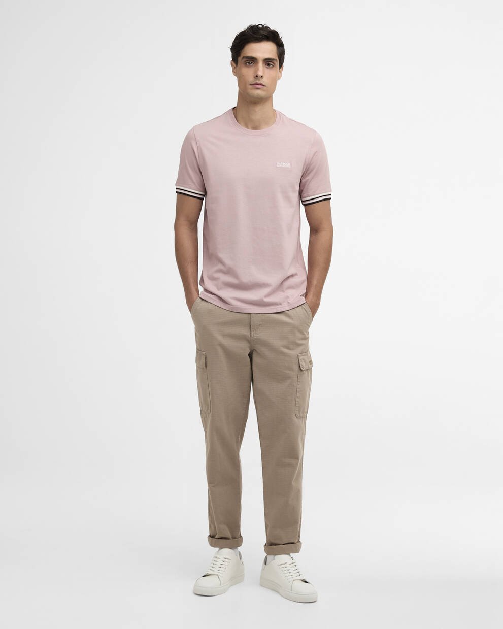 T-shirt Burnwood con fondo manica a contrasto