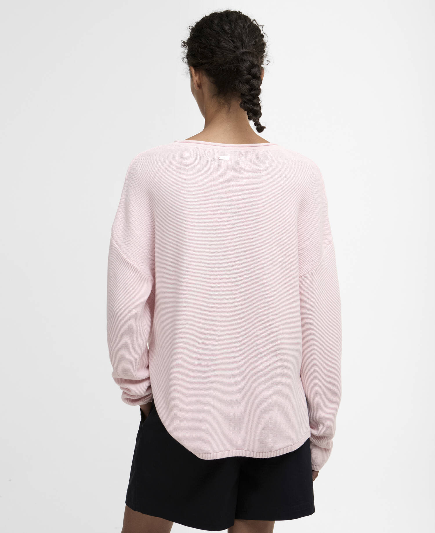 Marine Crew Neck Jumper Pink image number 2