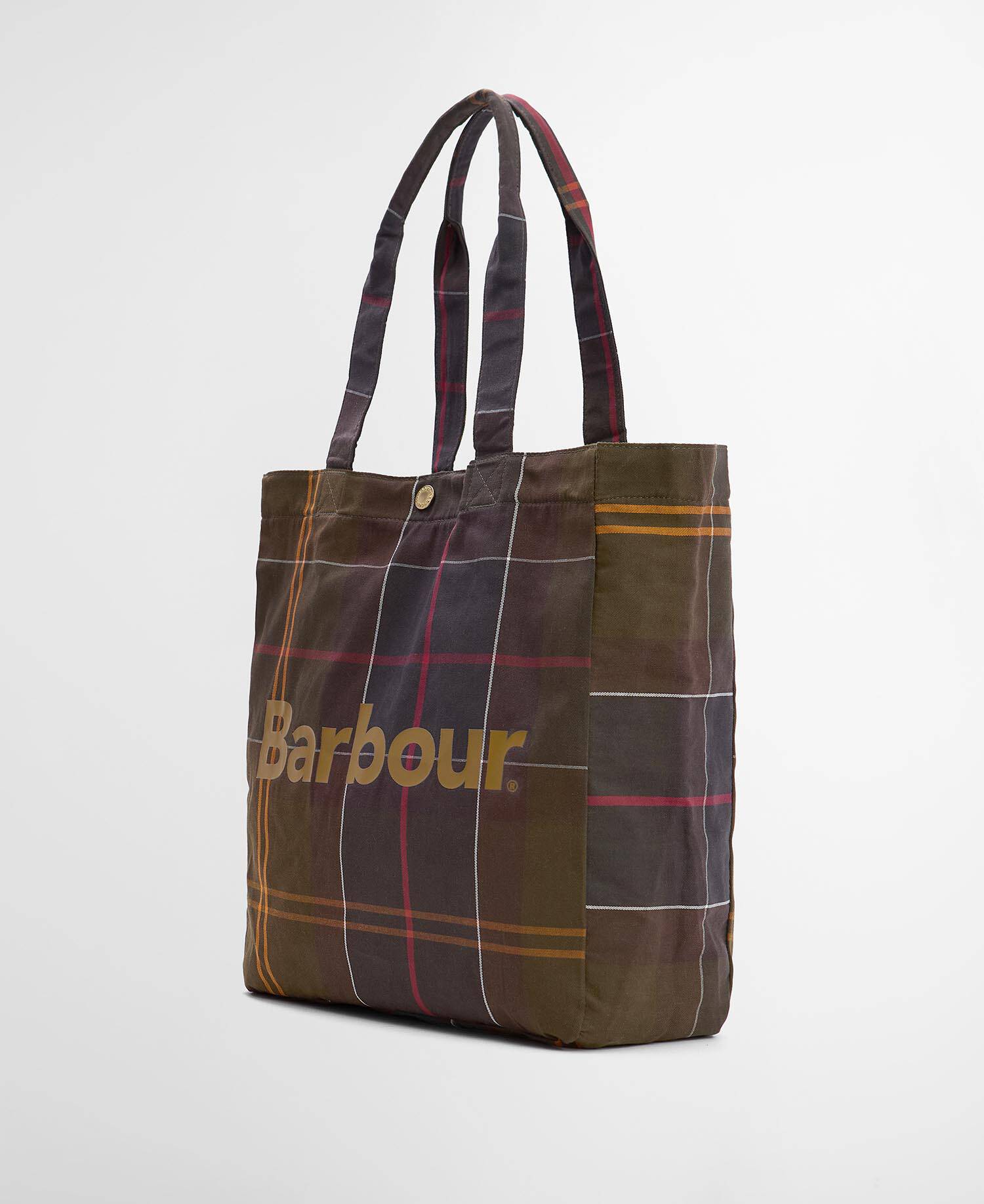Borsa tote Telfield in tartan image number 1