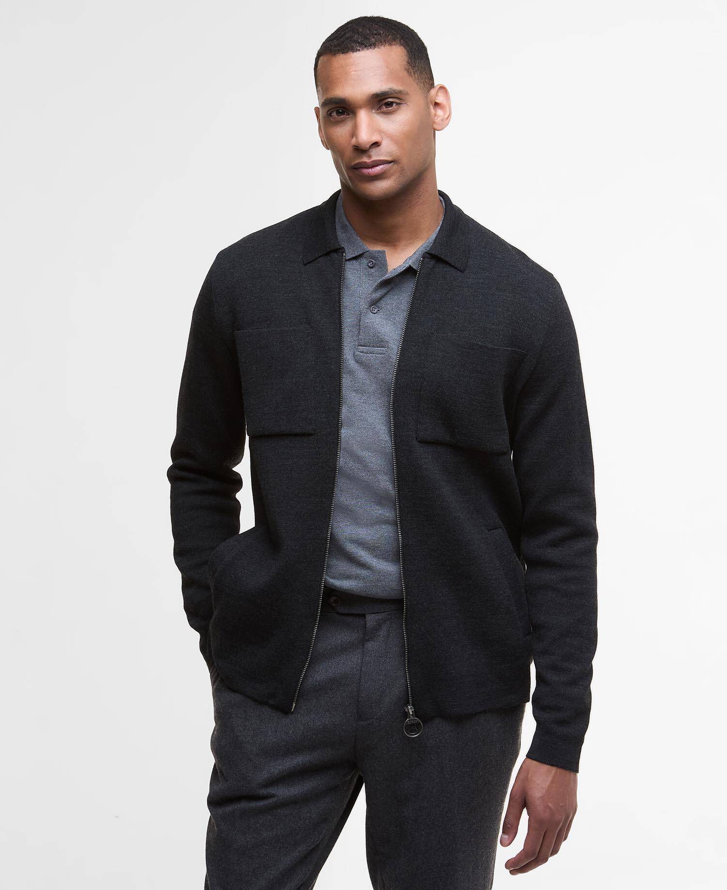 Cardigan con zip Croscombe image number 0