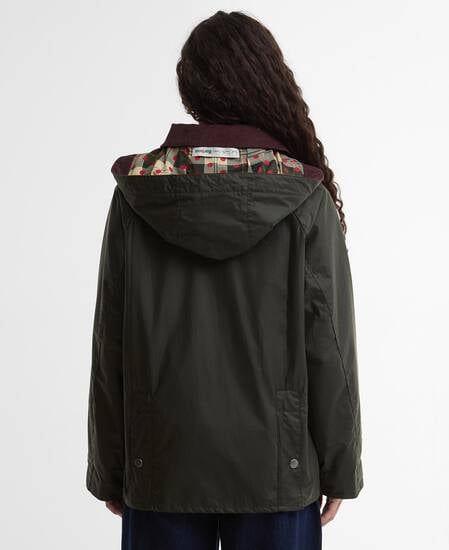 Giacca cerata Bedale da donna Paul Smith Loves Barbour Archive Olive/ Ancient/Winterberry