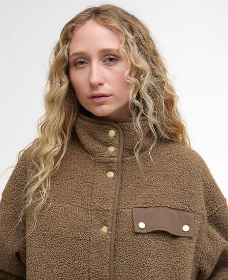 Mabel Fleece Military Brown