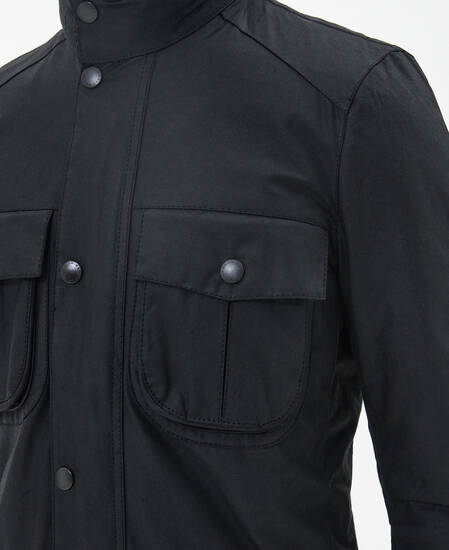 Corbridge Waxed Jacket Black-Classic