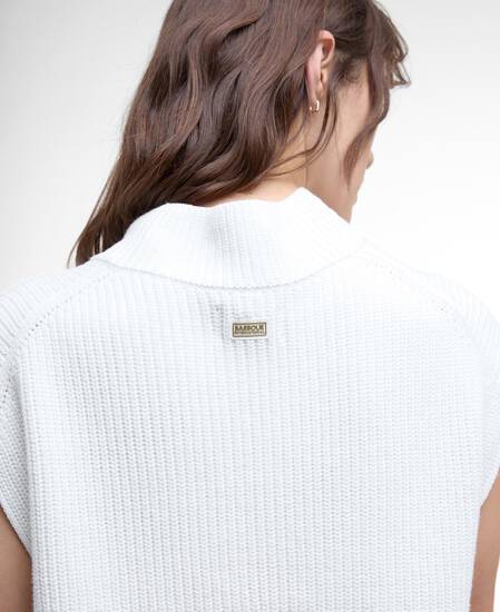 B. Intl Pullunder Clara Knitted White
