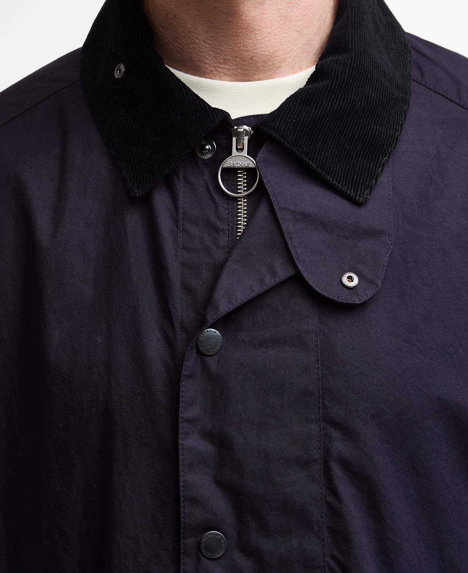 Barbour x Kaptain Sunshine Freizeitjacke Transport Smock Dark Indigo image number 7