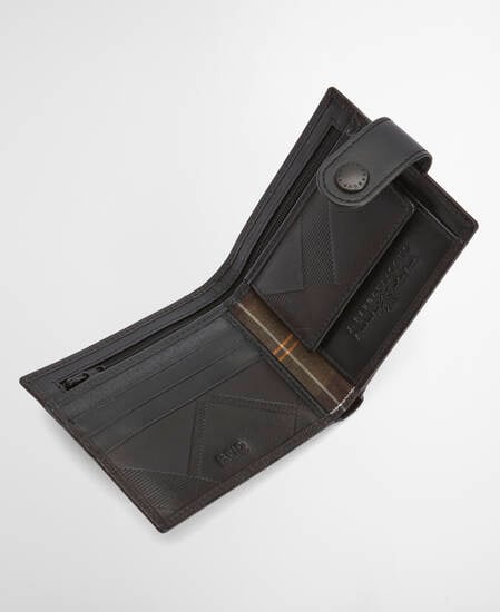 Lederportemonnaie Bamburgh Deboss Black