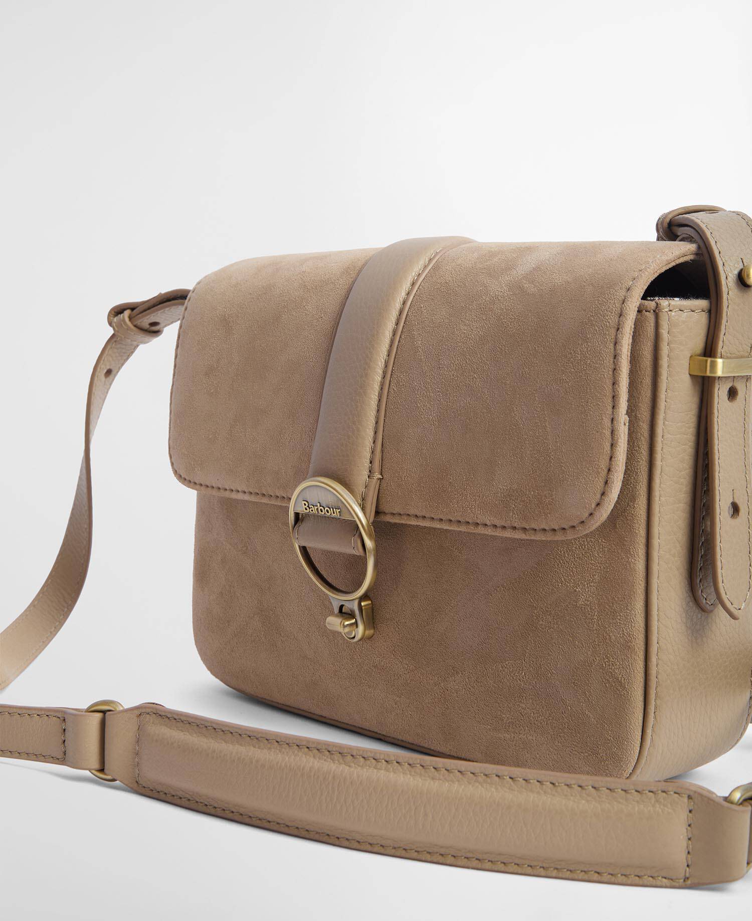 Rosa Suede & Leather Crossbody Bag image number 5