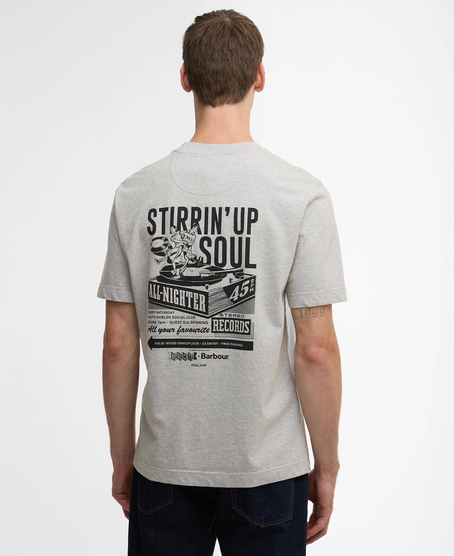 Barbour x Baracuta All Nighter Oversized T-Shirt image number 2