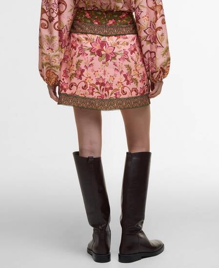 Barbour FARM Rio Thais Mini Skirt Tropical Print