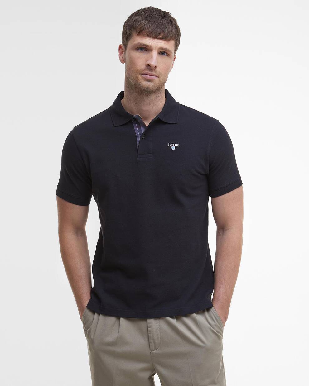 Tartan Pique Polo Shirt