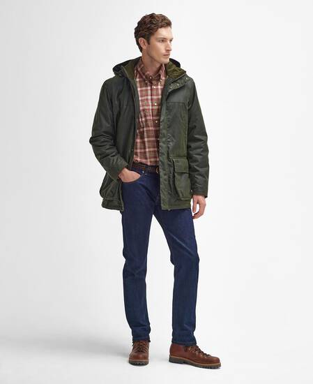 Bleaberry Waxed Jacket Fern