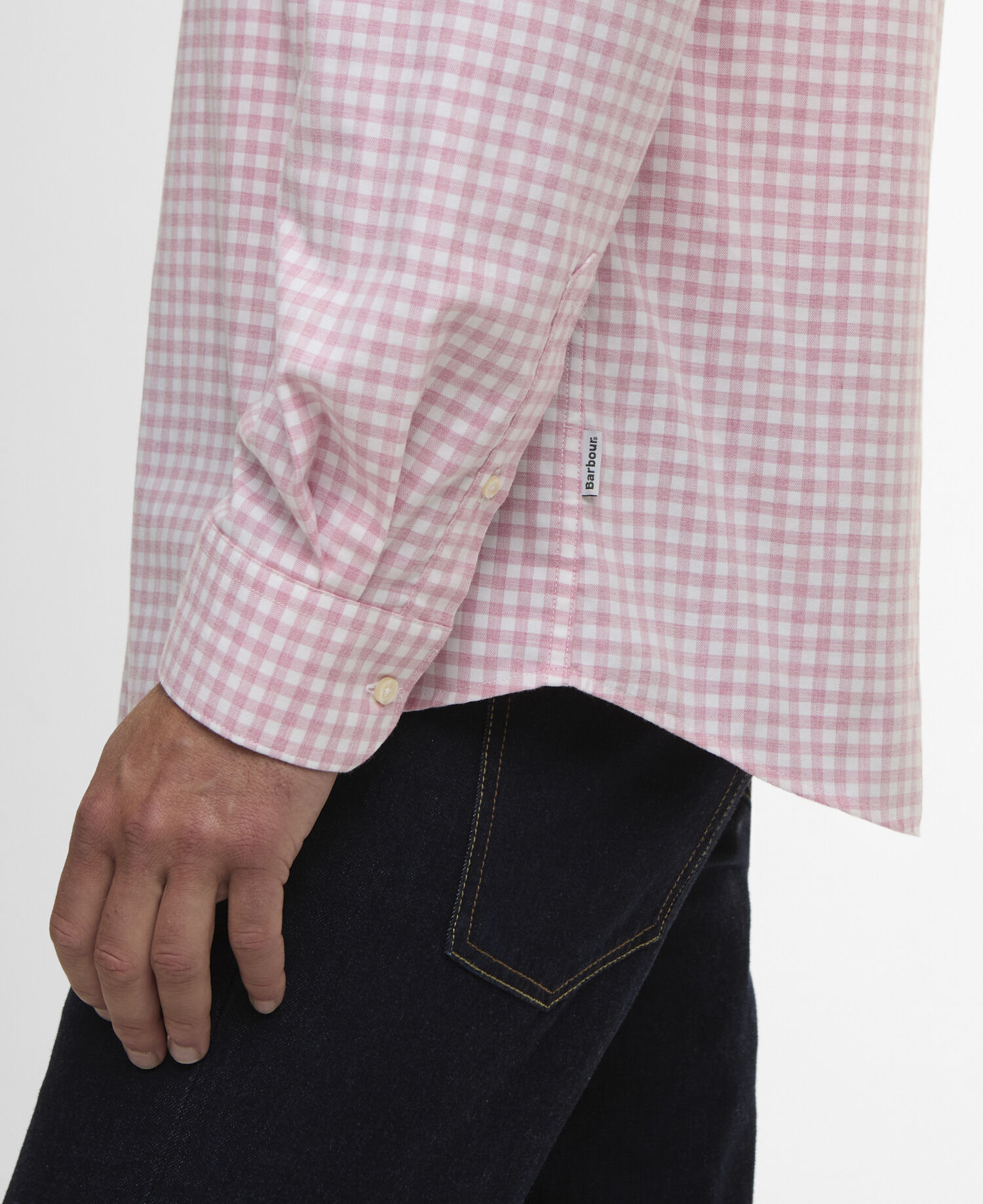 Hemd Gingham Aukside Regular Pink