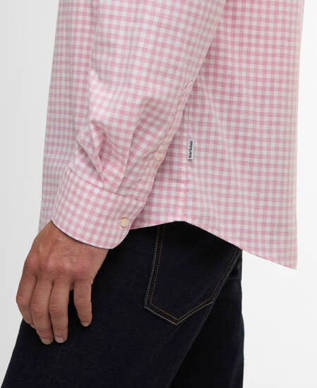 Hemd Gingham Aukside Regular Pink