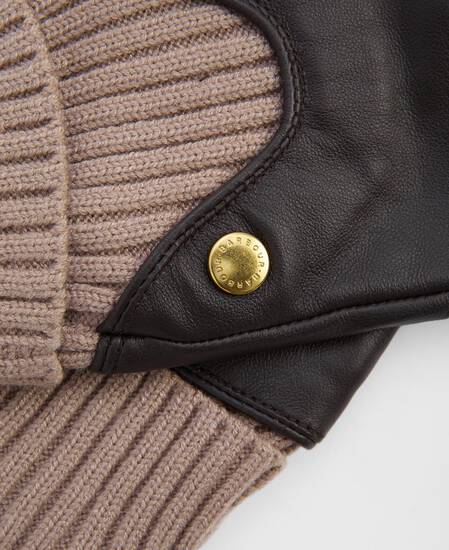 Deanna Leather Gloves Brown/Camel