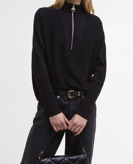 Pullover Lola Half-Zip Black
