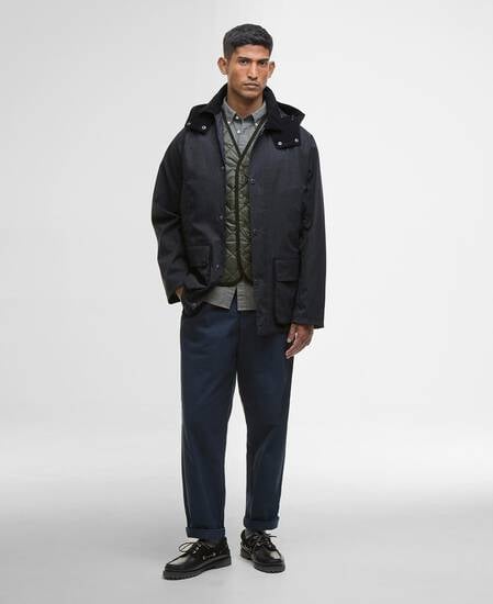Modern Beaufort Waterproof Jacket Navy