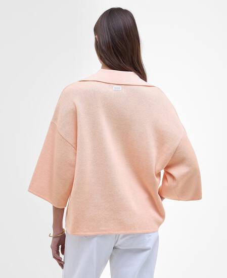 Natalia Knitted T-Shirt Peach Parfait