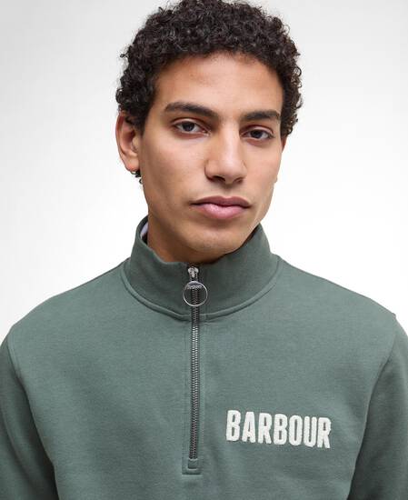 Cotes Half-Zip Sweatshirt Thyme