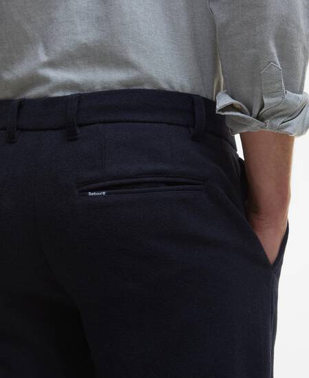 Pantaloni in misto lana dalla vestibilità leggermente aderente Navy Pantaloni in misto lana dalla vestibilità leggermente aderente Navy