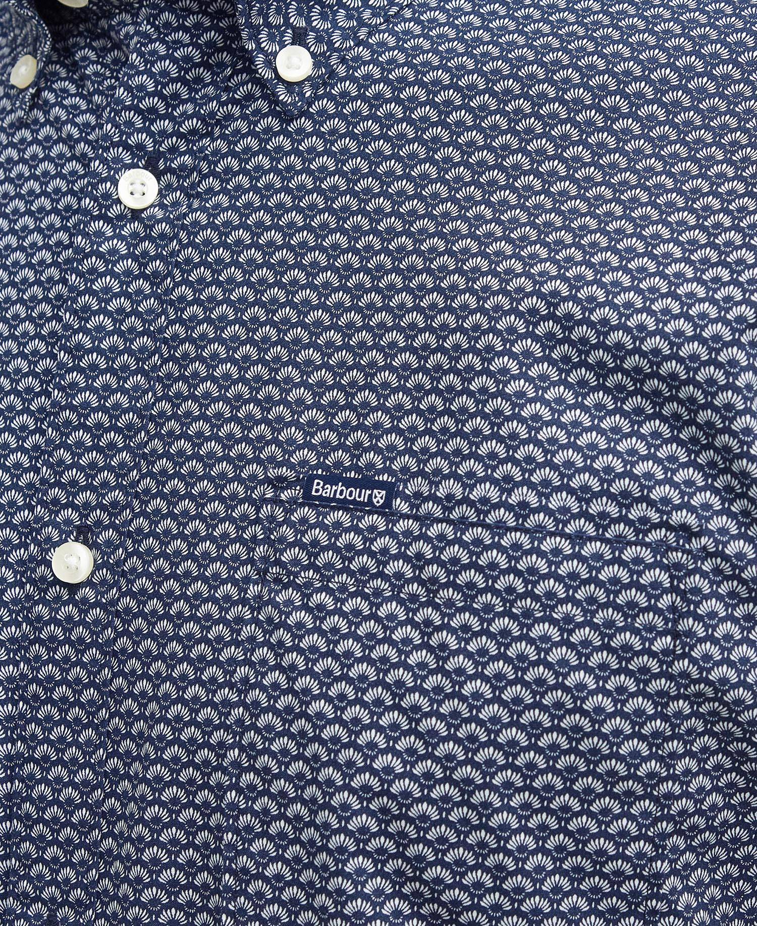 Shell Tailored Short-Sleeved Polo Shirt Classic Navy image number 4